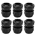 PG Cable Glands Connector Set 6PCS IP68 Rated Heavy Duty Nylon Cable Glands for Outdoor Industrial Electrical Cabinets and Marine Applications Black 12‑18mm