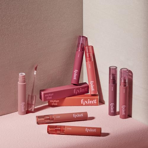 Image of ETUDE Fixing Tint #11 Rose Blending | Long Lasting High Pigmented Liquid Lipstick |Waterproof Lightweight Matte Finish Lip Stain| Full Coverage (Pack of 2)