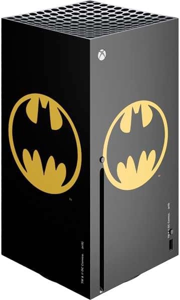 Skinit Decal Gaming Skin Compatible with Xbox Series X Console - Officially Licensed DC Comics Batman Movie 1989 Logo Design