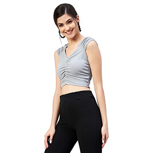 Image of Marie Claire Women's Solid Slim Fit Blouse