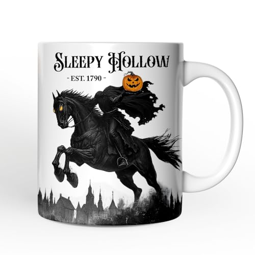 Taza cerámica Halloween Headless Horseman 12 oz miniatura 1