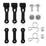 Bagger Hood/Chute Latch Assembly Kit - for Replacemen Craftsman Bagger Parts 109808X Chute Latch 532109808X 160793, Also for Husqvarna 532160793 160793 723-0383 532109808 Mower Bagger Hood Latch.