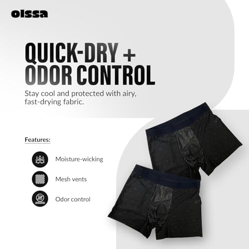 Reef Brief Pack of 2 | Men's Brief Underwear with Quick-Dry Mesh, Lightweight & Breathable Briefs for Fitness, Swim3