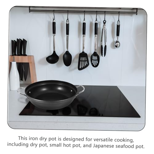 Wok para cocinar COLLBATH resistente al calor con mango miniatura 7