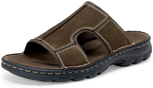 Image of JOUSEN Men's Sandals Outdoor Open Toe Water Beach Sandal Leather Sport Sandal