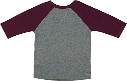 Image of ToBeInStyle Kids Boys Girls Cotton Jersey Contrast Raglan V-Neck Tee T-Shirts