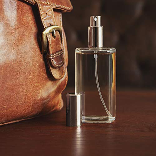 Fantasia - 46193 - Flacon en verre transparent - Ovale - Avec vaporisateur et capuchon argenté - Contenance 100 ml - Image 5