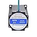 STEPPERONLINE Nema 23 Stepper Motor 2.4Nm(339.79oz.in) 4.0A 8mm Shaft 57x57x82mm 4 Wires