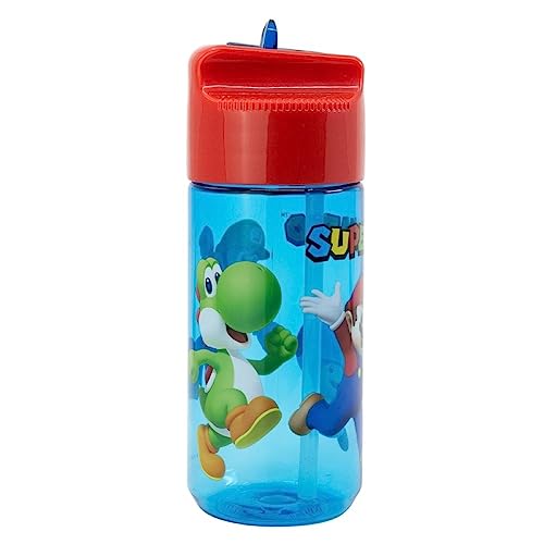 OM SUPPLIES Characters Childrens Tritan Reusable Drinking Bottle 430ml - Holiday, Back to School Lunch Kids BPA free Plastic (Mar) - Image 2