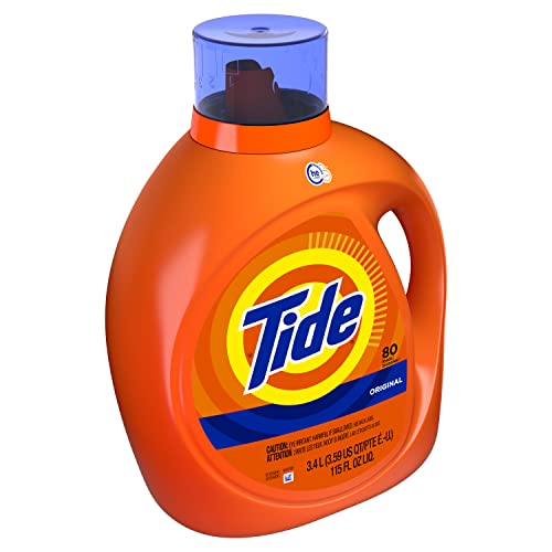 Image of Tide Laundry Detergent Liquid Soap, Original, 80 Loads, 115 Fl Oz, He Compatible