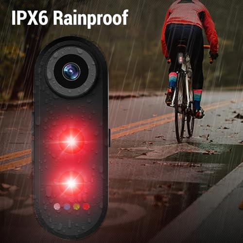 RASTKY  Cámara Trasera para Bicicleta 4K con Luz miniatura 2
