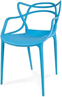 Sedia da giardino traforata blu