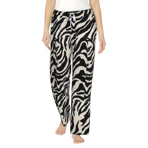 Pantalon de pyjama en flanelle femme à imprimé vêtement de nuit