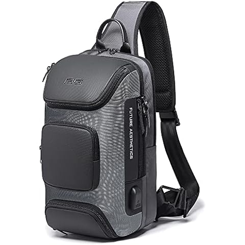 BANGE Sling Bag, Waterproof Shoulder Bag for Men, Casual Sports Sling Bag, Every Day Bag for Men… Cover