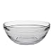 Duralex - Lys Stackable Clear Glass Bowl, 1/2 Quart 5 1/2 Inches Set of 6