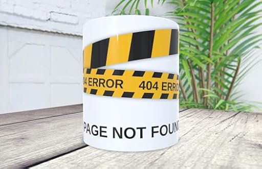 Genérico Taza Error 404 - Ideal para regalar a todo amante de la informática. | Ya disponible en tu tienda friki favorita! En mundofriki.es!