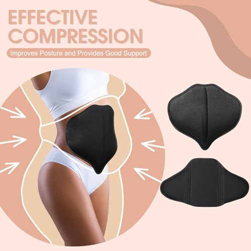 Image of TrelaCo 2 Pcs Abdominal Compression Board AB Board Tummy Tuck Recovery Must Haves Foam Boards for Lipo Recovery Lipo Foam Back Board Abdominal Board for BBL & Liposuction Recovery, 2 Styles