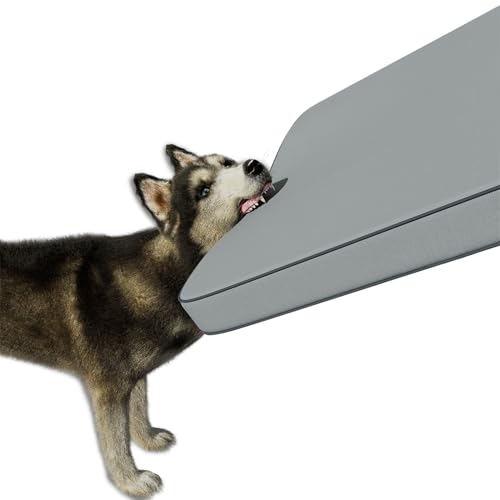 Anti-Scratch Dog Bed for Large Dogs, Firm Supportive Foam Pet Mat, 3D Cooling Breathable Cover Removable & Integrate Rinse Washable, 36x27 for Indoor & Outdoor Use, Large Size