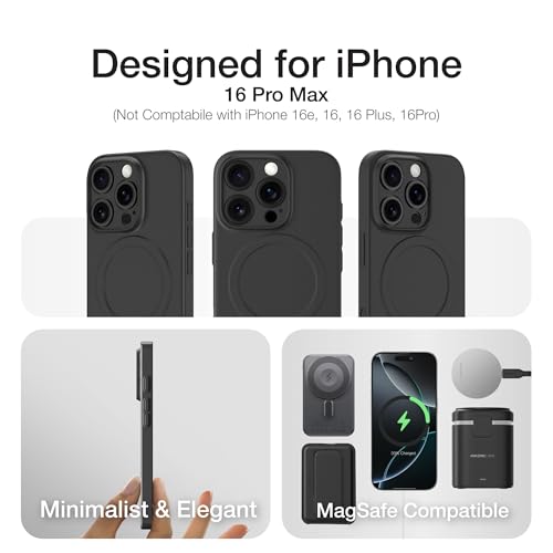 Coque iPhone 16 Pro Max fine anti-traces de doigts et compatible MagSafe