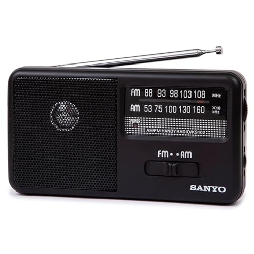 Rádio de Mesa Am/FM Rádio Sanyo Modelo KS102N