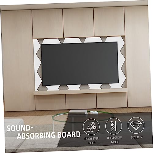 Levemolo 5pcs Paneles Acústicos Absorbentes de Sonido Almohadillas Decorativas de Pared de Fibra de Poliéster para Ktv Estudio de Grabación Teatro en Casa y Espacios de Jardín de Infancia miniatura 7