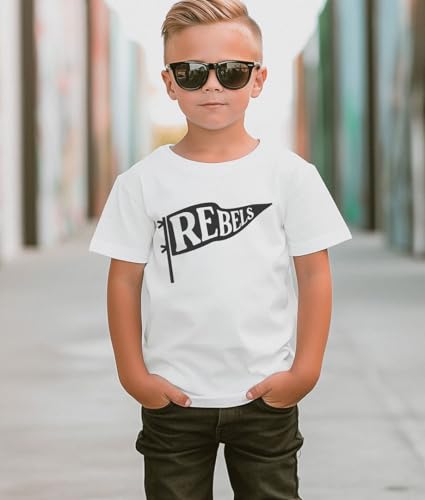 Rebels Waving Pennant - Rebel Flag Infant/Toddler/Youth T-Shirt4