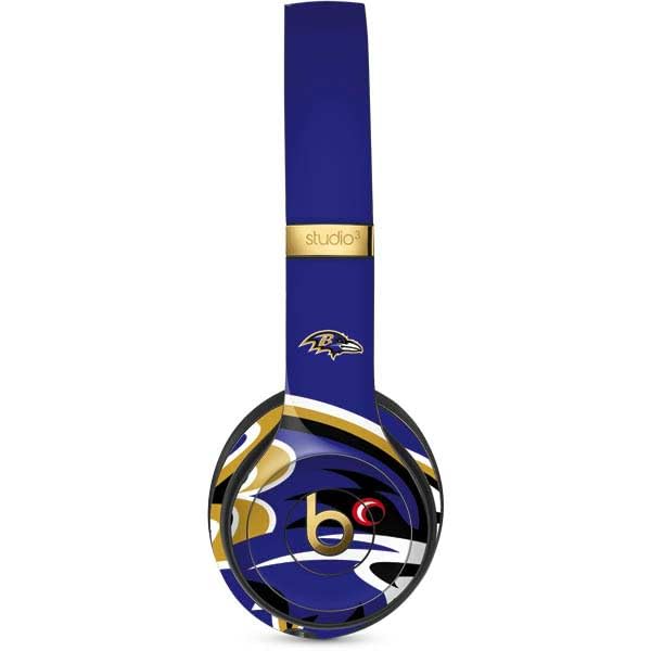 Skinit Decal Audio Skin Compatible with Studio Wireless 3 - Officially Licensed NFL Baltimore Ravens Large Logo Design