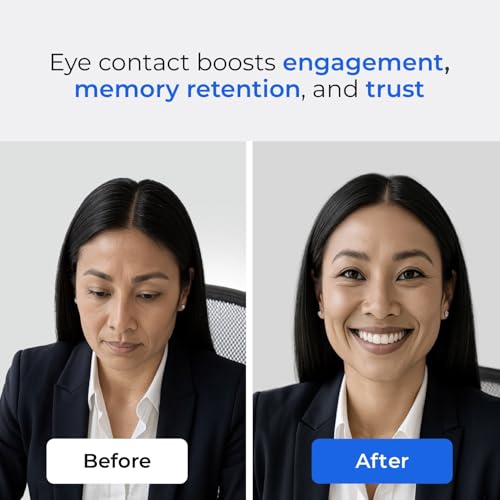 Image of iContact Camera Mega ASIN (20-30in. Screen) | Eye Contact, Noise Cancelling Mic, Plug and Play USB for Mac & PC Zoom Certified, Works with Teams, Meet, and Video Calls