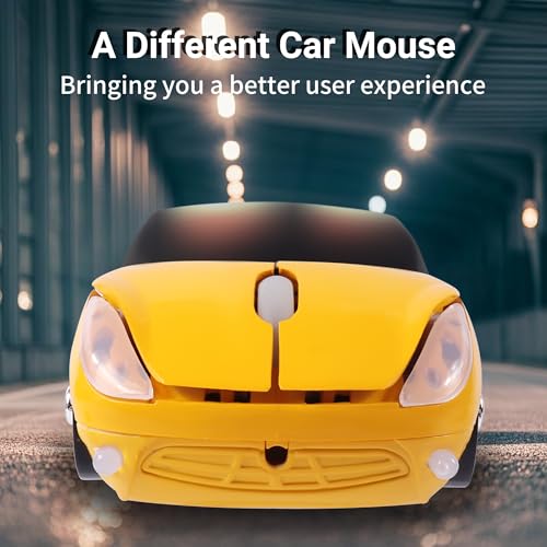 Mini ratón para niños inalámbrico y óptico Elec Space ergonómico con funda de mouse 4