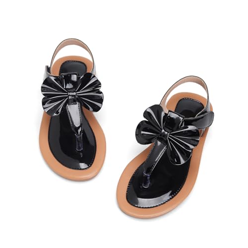 Image of Toddler Girls Sandals Summer Flats Dress Shoes for Baby Little Kids Girl