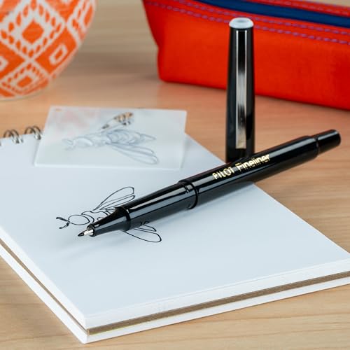 PILOT Fineliner Marker Pens, Fine Point, Black Ink, Dozen Box - image 3