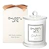 Chloefu lan gardenia scented candles for home natural soy candle for home decor birthday candle gift for women 10 oz 65 hours burn  urban country home decor