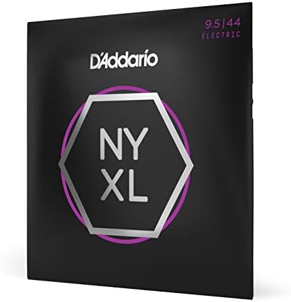 D'Addario Struny gitarowe NYXL struny do gitary elektrycznej - NYXL0942 - niezrównana siła, stabilność strojenia, zwiększony średni zasięg - do gitar 6-strunowych - 09-42 super lekkie
