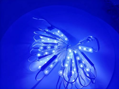 Módulo LED azul decorativo e impermeable para transformar la fachada de tu negocio