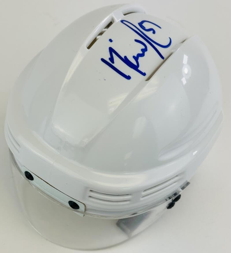 DAVID PERRON SIGNED MINI HELMET DETROIT RED WINGS ST. LOUIS BLUES STANLEY CUP J1