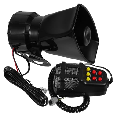 12v Car Train Air Horn Loud: 7 Sounds Impact Train Air Horn Drill Attachment for Suv Truck Motorcycle 110db for Safety & Emergency Use