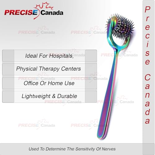 2-Wartenberg-Pin-Wheel-Pinwheel-1-7-Head-Diagnostic-Multi-Color-Rainbow