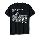 Egg Rock Acadia National Park Illustration