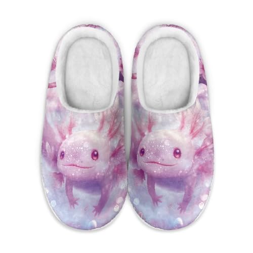 chaqlin House Slippers for Women Fuzzy Sandals Thick Sole Memory Foam Furry Lightweight Winter Outdoor Slip Resistant Causal Fuzzy Slipper Shoes