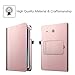 Fintie Keyboard Case for Samsung Galaxy Tab E 9.6 - Slim Fit PU Leather Stand Cover with Premium Quality [All-ABS Hard Material] Removable Wireless [Long Life Battery] Bluetooth Keyboard, Rose Gold
