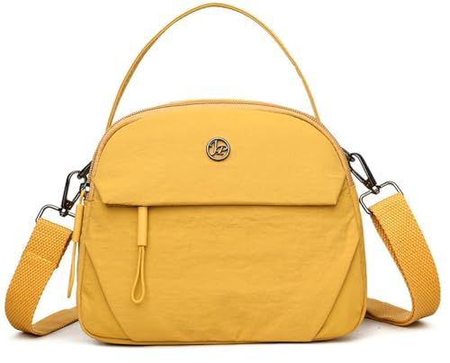 Shoulder Bag for Women Lightweight Nylon Shoulder Crossbody Purse Top Handle Handbag Slouchy Work Bag 2025