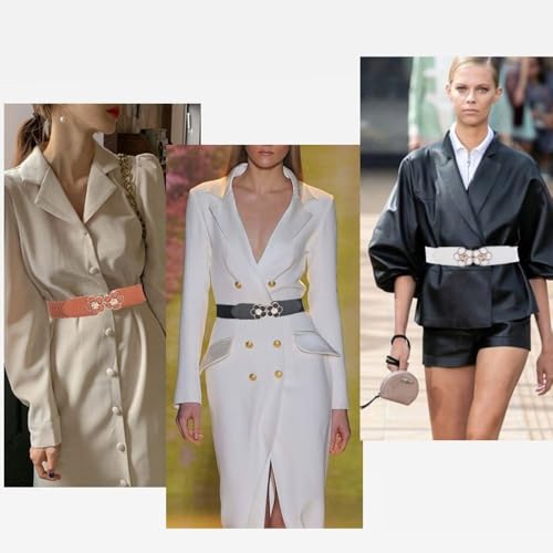Wide Waist Belt Sweater Decorative Retro Elegant Dress Strap Clothing Supplies Waistband Women(Style 8)3