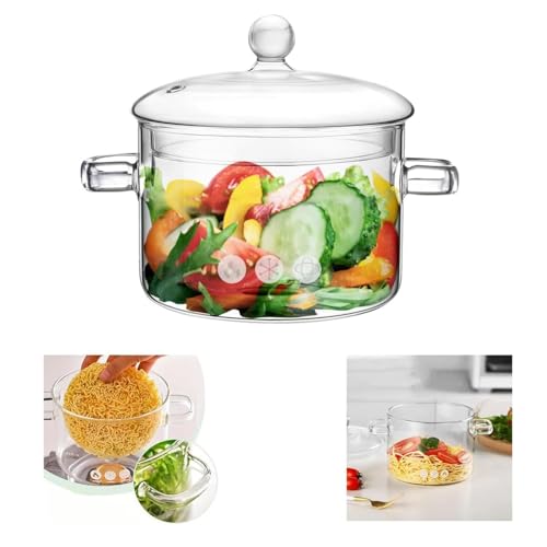 Thsinde 64oz Glass Saucepan