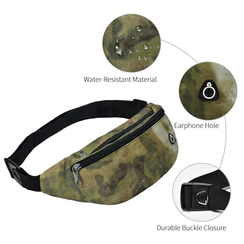 Image of Fanny Packs for Men and Women, Water-Repellent Sports Waist Pack Bag for Travel Hiking Running Hands-free