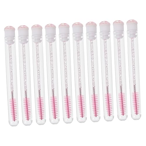 Baluue Portable Mascara Brush 10pcs Disposable Eyelash Brush for Women Fashion Makeup