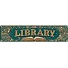 Amazon.com: FWBOYSV Vintage Tin Library Sign Retro Metal Sign for Home ...