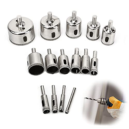 Brocas para taladro 15 piezas set diamante miniatura 1