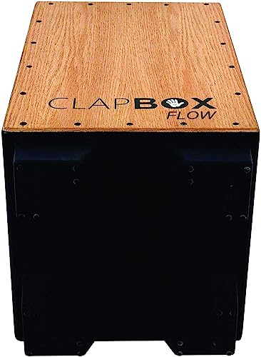 Image of Clapbox Cajon CB02 Flow With BAG -Black, Oak Wood (H:50 W:30 L:30) - 3 Internal Snares