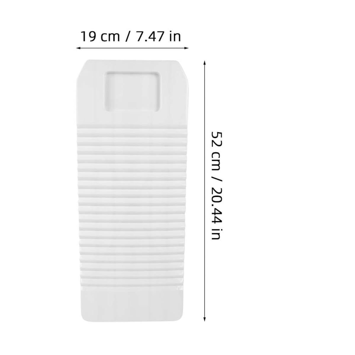 TOYANDONA Tabla de Lavar Portátil de Plástico para Lavado de Manos, Limpieza sin Dañar Ropa, Diseño Manual para Camping y Viaje