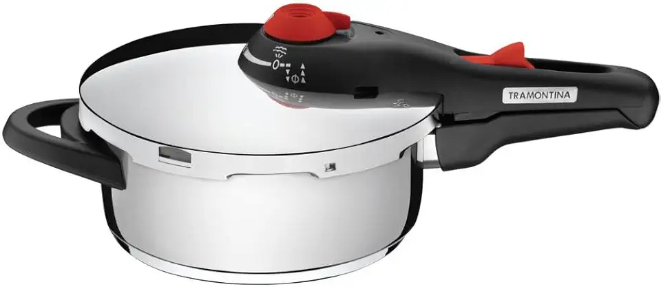 Panela Pressão Aço Inox 3, 0L Solar, Tramontina, 62511223, Polida, 22 cm